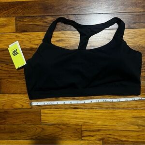 Black All in Motion Medium Support Sports Bra XXL